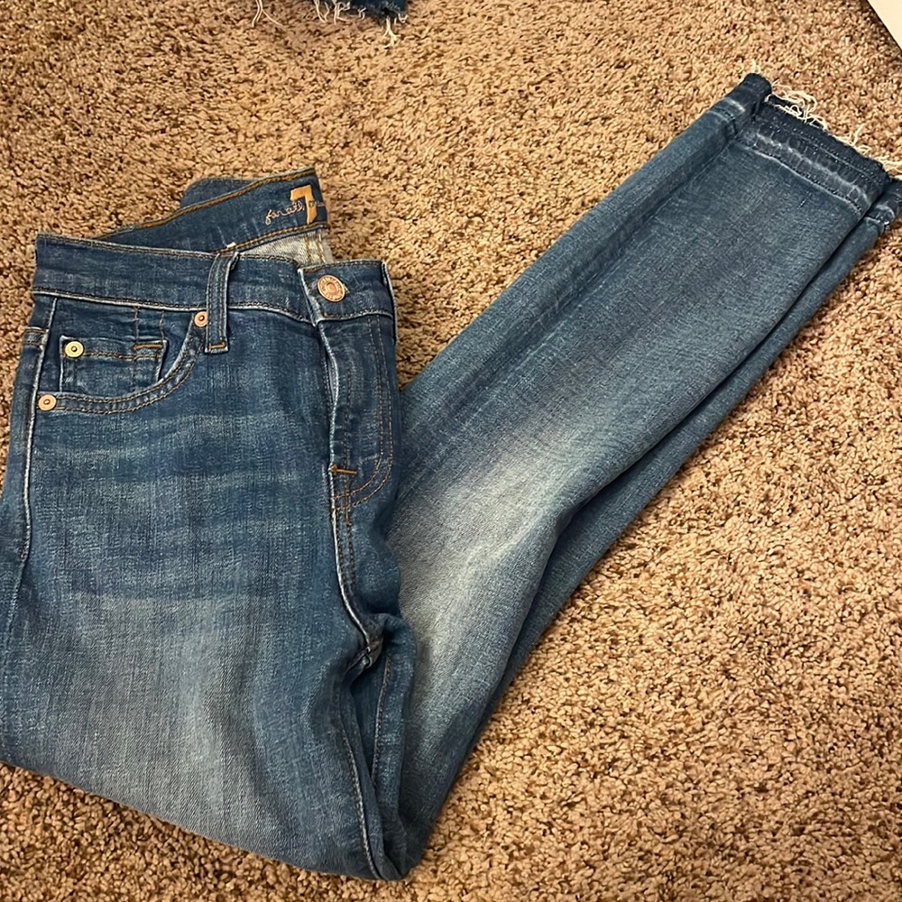 7 skinny ankle jeans